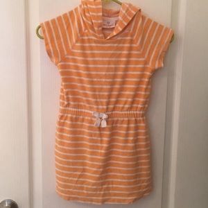 Girls Hanna Andersson 110 terry cloth swim coverup